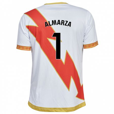 Kandiny Niño Camiseta Ana Almarza Garrido #1 Blanco 1ª Equipación 2023/24 La Camisa Chile