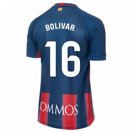 Kandiny Niño Camiseta Jovanny Bolívar #16 Armada 1ª Equipación 2023/24 La Camisa Chile