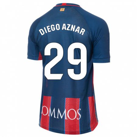 Kandiny Niño Camiseta Diego Aznar #29 Armada 1ª Equipación 2023/24 La Camisa Chile