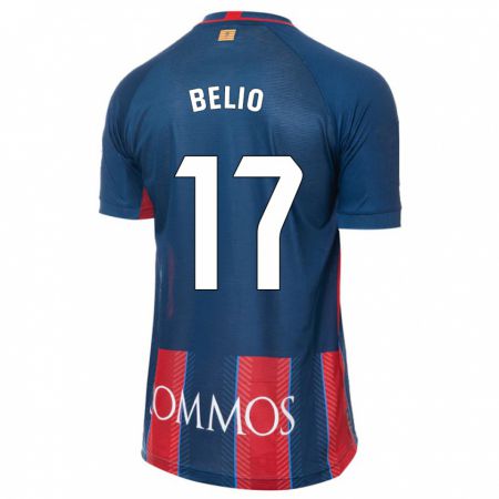 Kandiny Niño Camiseta Marta Belio #17 Armada 1ª Equipación 2023/24 La Camisa Chile