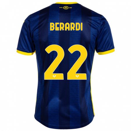 Kandiny Niño Camiseta Alessandro Berardi #22 Armada 1ª Equipación 2023/24 La Camisa Chile