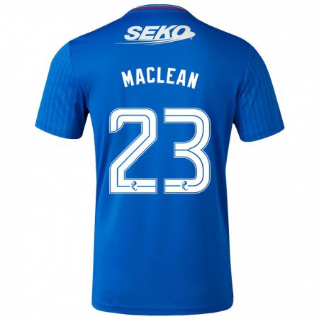 Kandiny Niño Camiseta Kirsty Maclean #23 Azul 1ª Equipación 2023/24 La Camisa Chile