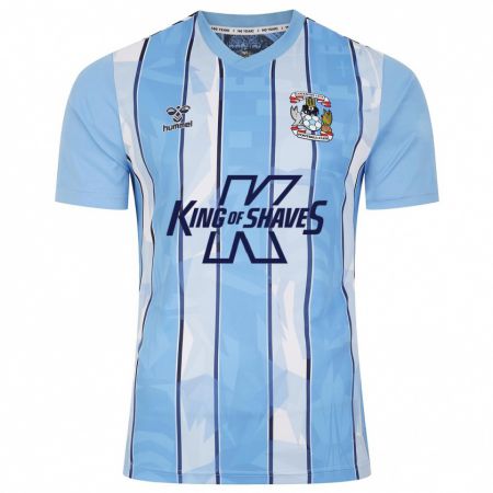 Kandiny Niño Camiseta Jake Bidwell #21 Cielo Azul 1ª Equipación 2023/24 La Camisa Chile