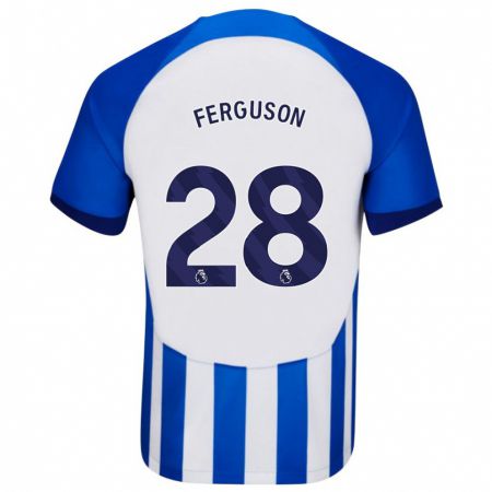 Kandiny Niño Camiseta Evan Ferguson #28 Azul 1ª Equipación 2023/24 La Camisa Chile