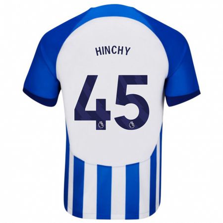 Kandiny Niño Camiseta Jack Hinchy #45 Azul 1ª Equipación 2023/24 La Camisa Chile