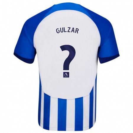 Kandiny Niño Camiseta Layth Gulzar #0 Azul 1ª Equipación 2023/24 La Camisa Chile