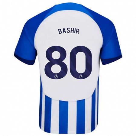 Kandiny Niño Camiseta Sahil Bashir #80 Azul 1ª Equipación 2023/24 La Camisa Chile