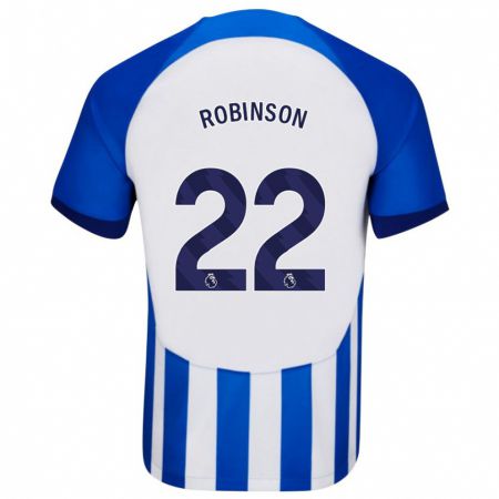 Kandiny Niño Camiseta Katie Robinson #22 Azul 1ª Equipación 2023/24 La Camisa Chile