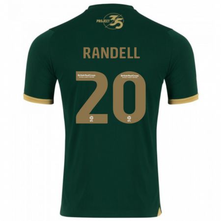 Kandiny Niño Camiseta Adam Randell #20 Verde 1ª Equipación 2023/24 La Camisa Chile