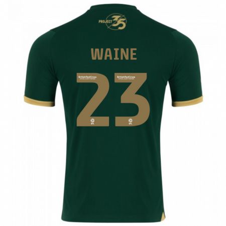 Kandiny Niño Camiseta Ben Waine #23 Verde 1ª Equipación 2023/24 La Camisa Chile