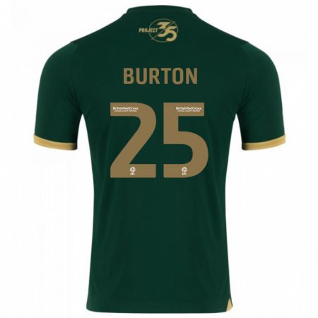 Kandiny Niño Camiseta Callum Burton #25 Verde 1ª Equipación 2023/24 La Camisa Chile