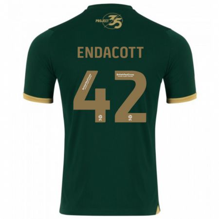 Kandiny Niño Camiseta Jack Endacott #42 Verde 1ª Equipación 2023/24 La Camisa Chile