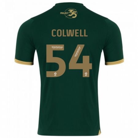 Kandiny Niño Camiseta Lewis Colwell #54 Verde 1ª Equipación 2023/24 La Camisa Chile