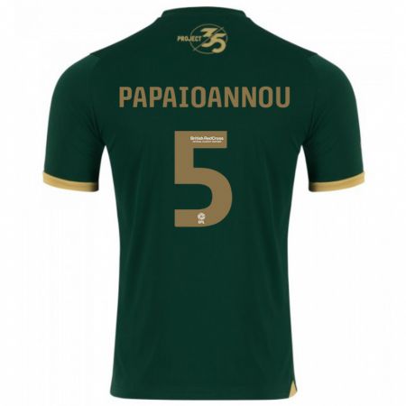 Kandiny Niño Camiseta Panagiota Papaioannou #5 Verde 1ª Equipación 2023/24 La Camisa Chile