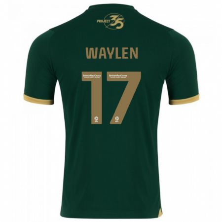 Kandiny Niño Camiseta Libby Waylen #17 Verde 1ª Equipación 2023/24 La Camisa Chile