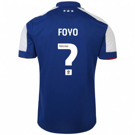 Kandiny Niño Camiseta Osman Foyo #0 Azul 1ª Equipación 2023/24 La Camisa Chile