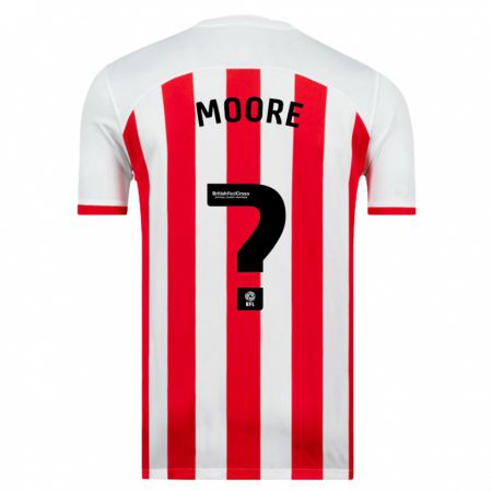 Kandiny Niño Camiseta Ethan Moore #0 Blanco 1ª Equipación 2023/24 La Camisa Chile