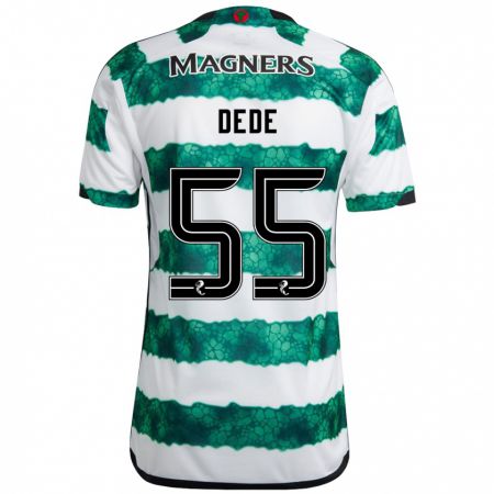 Kandiny Niño Camiseta Josh Dede #55 Verde 1ª Equipación 2023/24 La Camisa Chile