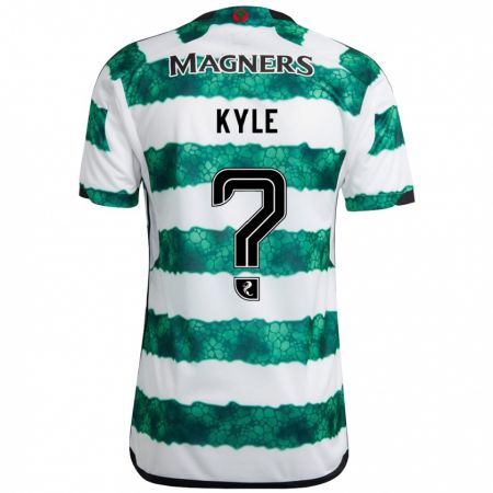 Kandiny Niño Camiseta Andrew Kyle #0 Verde 1ª Equipación 2023/24 La Camisa Chile