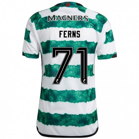 Kandiny Niño Camiseta Abbie Ferns #71 Verde 1ª Equipación 2023/24 La Camisa Chile