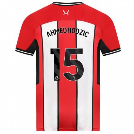 Kandiny Niño Camiseta Anel Ahmedhodzic #15 Rojo 1ª Equipación 2023/24 La Camisa Chile