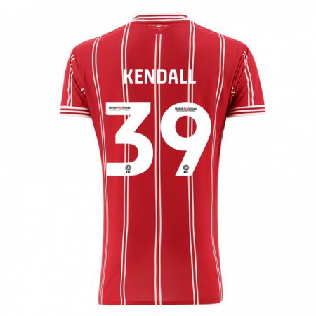 Kandiny Niño Camiseta Maya Kendall #39 Rojo 1ª Equipación 2023/24 La Camisa Chile