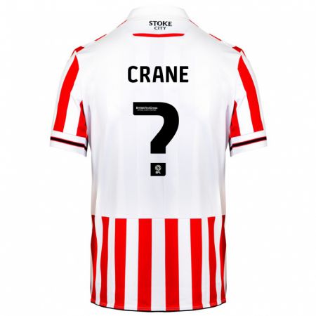 Kandiny Niño Camiseta Harry Crane #0 Rojo Blanco 1ª Equipación 2023/24 La Camisa Chile