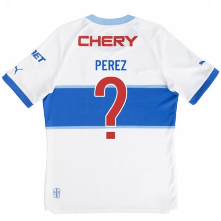 Kandiny Niño Camiseta Ignacio Pérez #0 Blanco 1ª Equipación 2023/24 La Camisa Chile