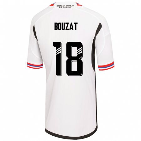 Kandiny Niño Camiseta Agustín Bouzat #18 Blanco 1ª Equipación 2023/24 La Camisa Chile