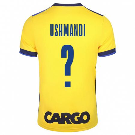 Kandiny Niño Camiseta Anar Ushmandi #0 Amarillo 1ª Equipación 2023/24 La Camisa Chile