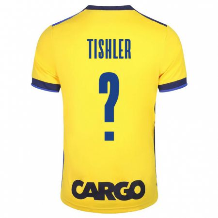 Kandiny Niño Camiseta Daniel Tishler #0 Amarillo 1ª Equipación 2023/24 La Camisa Chile