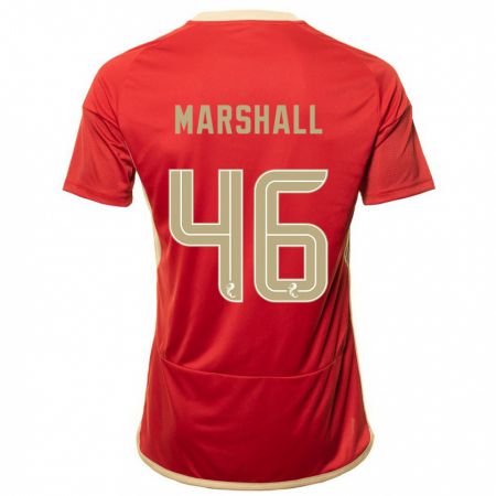 Kandiny Niño Camiseta Findlay Marshall #46 Rojo 1ª Equipación 2023/24 La Camisa Chile