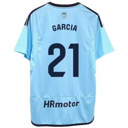 Kandiny Niño Camiseta Jon García #21 Azul 2ª Equipación 2023/24 La Camisa Chile