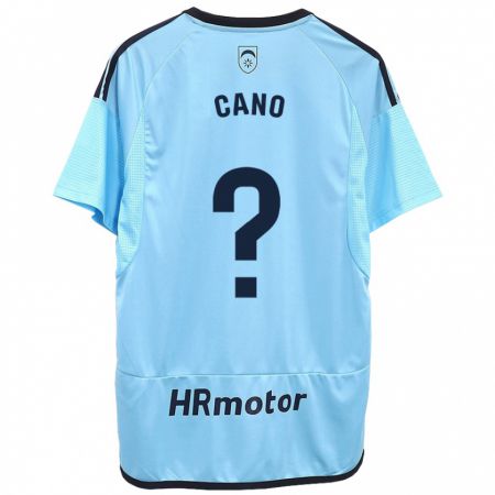 Kandiny Niño Camiseta Javi Caño #0 Azul 2ª Equipación 2023/24 La Camisa Chile