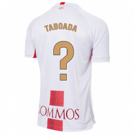 Kandiny Niño Camiseta Héctor Taboada #0 Blanco 2ª Equipación 2023/24 La Camisa Chile