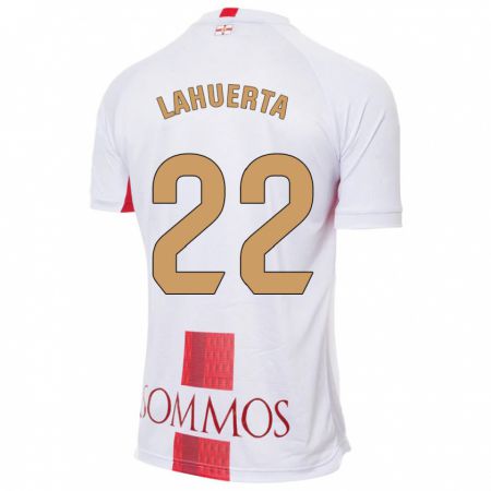 Kandiny Niño Camiseta Gema Lahuerta #22 Blanco 2ª Equipación 2023/24 La Camisa Chile