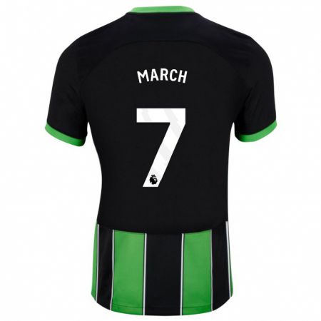 Kandiny Niño Camiseta Solly March #7 Verde Negro 2ª Equipación 2023/24 La Camisa Chile