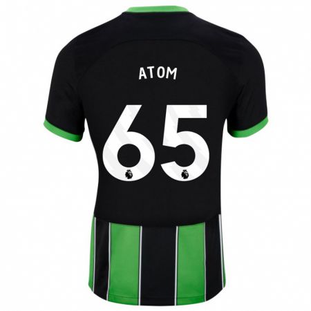 Kandiny Niño Camiseta Noel Atom #65 Verde Negro 2ª Equipación 2023/24 La Camisa Chile