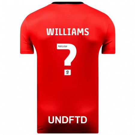 Kandiny Niño Camiseta Pharell Williams #0 Rojo 2ª Equipación 2023/24 La Camisa Chile