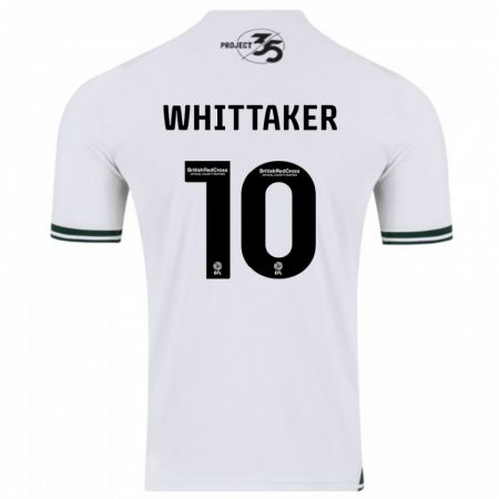 Kandiny Niño Camiseta Morgan Whittaker #10 Blanco 2ª Equipación 2023/24 La Camisa Chile