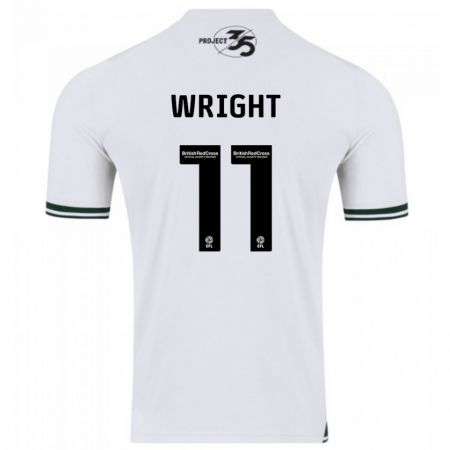 Kandiny Niño Camiseta Callum Wright #11 Blanco 2ª Equipación 2023/24 La Camisa Chile