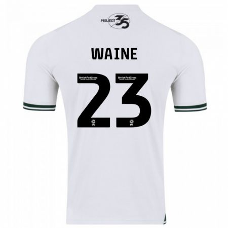 Kandiny Niño Camiseta Ben Waine #23 Blanco 2ª Equipación 2023/24 La Camisa Chile