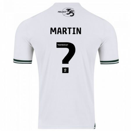 Kandiny Niño Camiseta Matthew Martin #0 Blanco 2ª Equipación 2023/24 La Camisa Chile