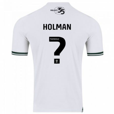 Kandiny Niño Camiseta Daniel Holman #0 Blanco 2ª Equipación 2023/24 La Camisa Chile