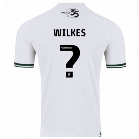 Kandiny Niño Camiseta Finley Wilkes #0 Blanco 2ª Equipación 2023/24 La Camisa Chile