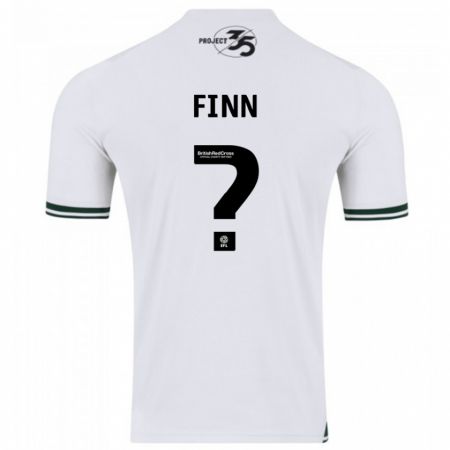 Kandiny Niño Camiseta Tegan Finn #0 Blanco 2ª Equipación 2023/24 La Camisa Chile