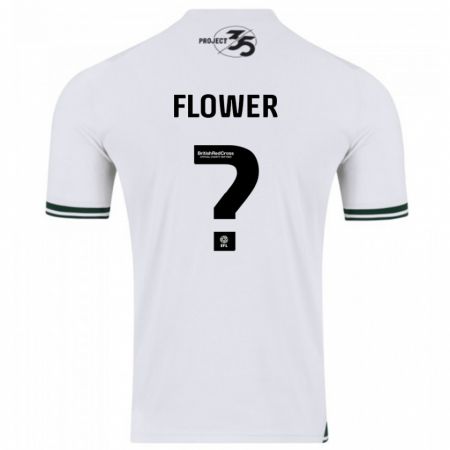 Kandiny Niño Camiseta Jack Flower #0 Blanco 2ª Equipación 2023/24 La Camisa Chile