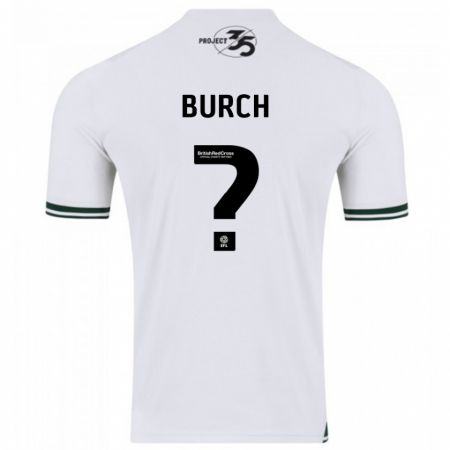 Kandiny Niño Camiseta Kian Burch #0 Blanco 2ª Equipación 2023/24 La Camisa Chile