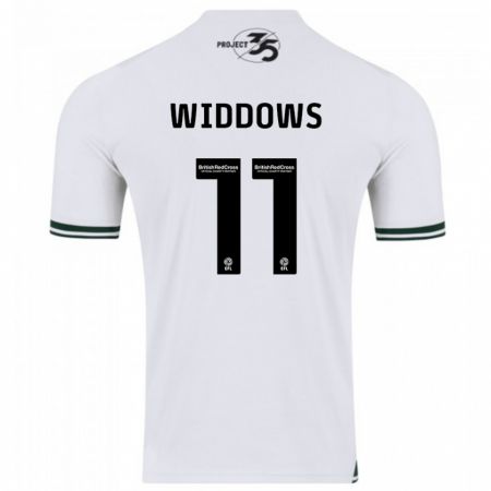 Kandiny Niño Camiseta Jade Widdows #11 Blanco 2ª Equipación 2023/24 La Camisa Chile