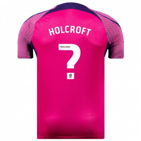 Kandiny Niño Camiseta Finlay Holcroft #0 Morado 2ª Equipación 2023/24 La Camisa Chile